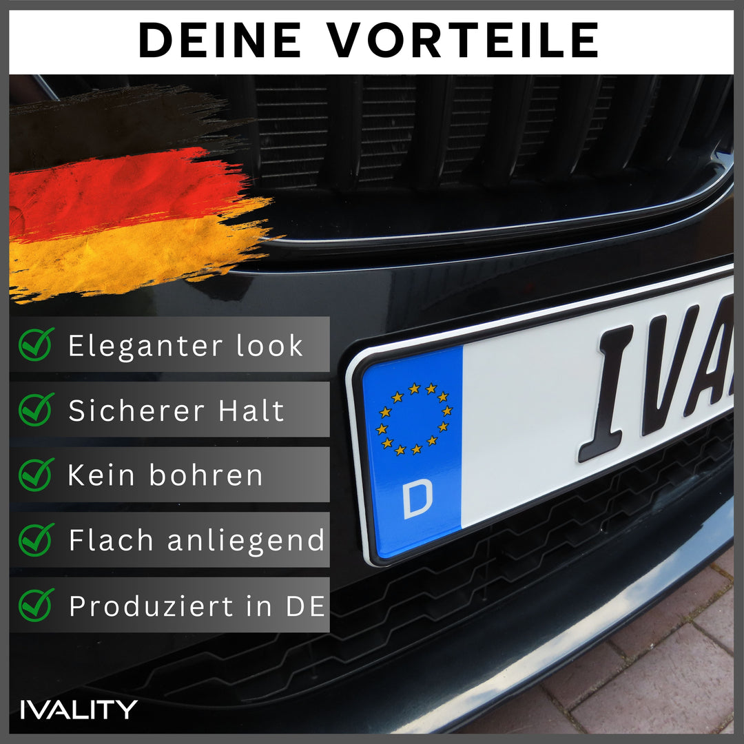Bestell dir 3D Kennzeichen für deinen Audi!