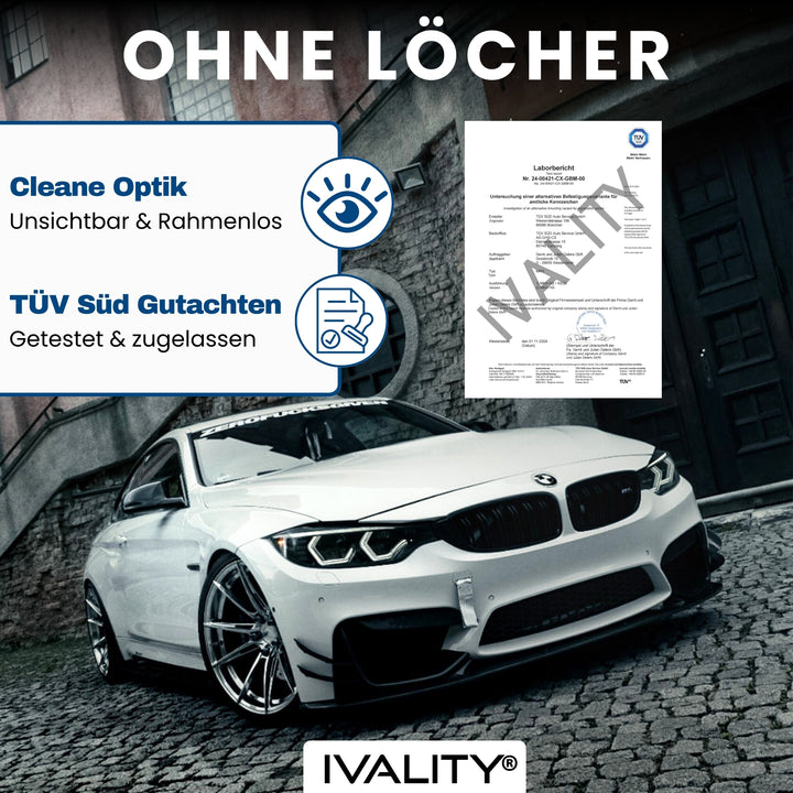 Magnet Kennz. Halter - Hinter der Stoßstange