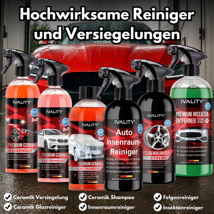 All in One Premium Autopflege Sparbundle + Magnete - 27 Teile.