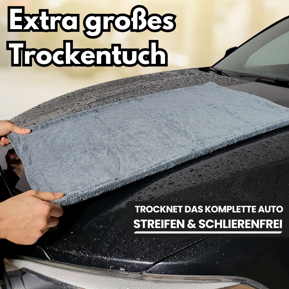 Magnet Kennzeichenhalter + Trockentuch XXL 1400 GSM