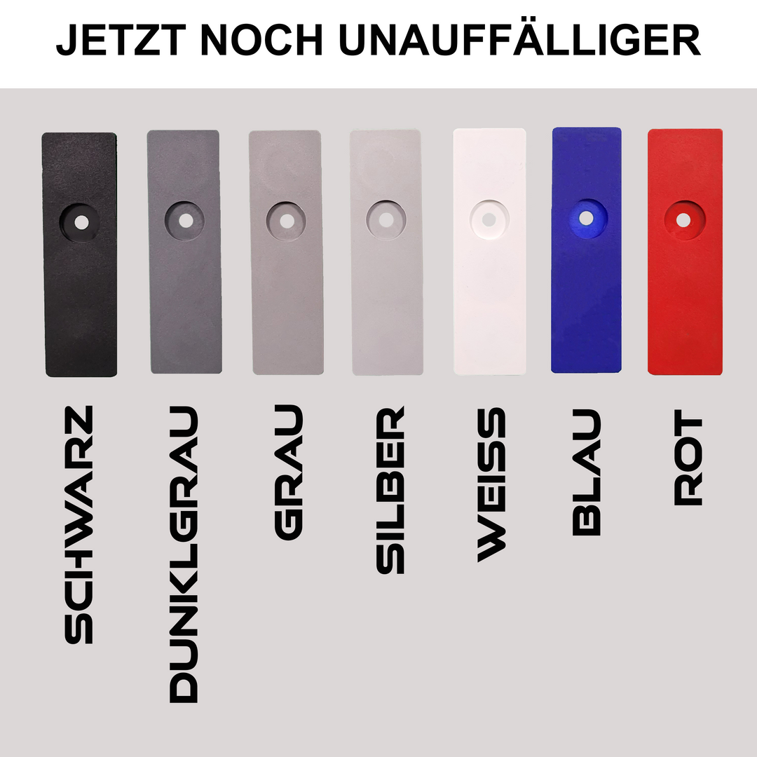 IVALITY® Hochwertiger Magnet Kennzeichenhalter Rahmenlos  Wechselkennzeichenhalter Österreich /DE/CH für 2 Kfz Autokennzeichen -   Schweiz